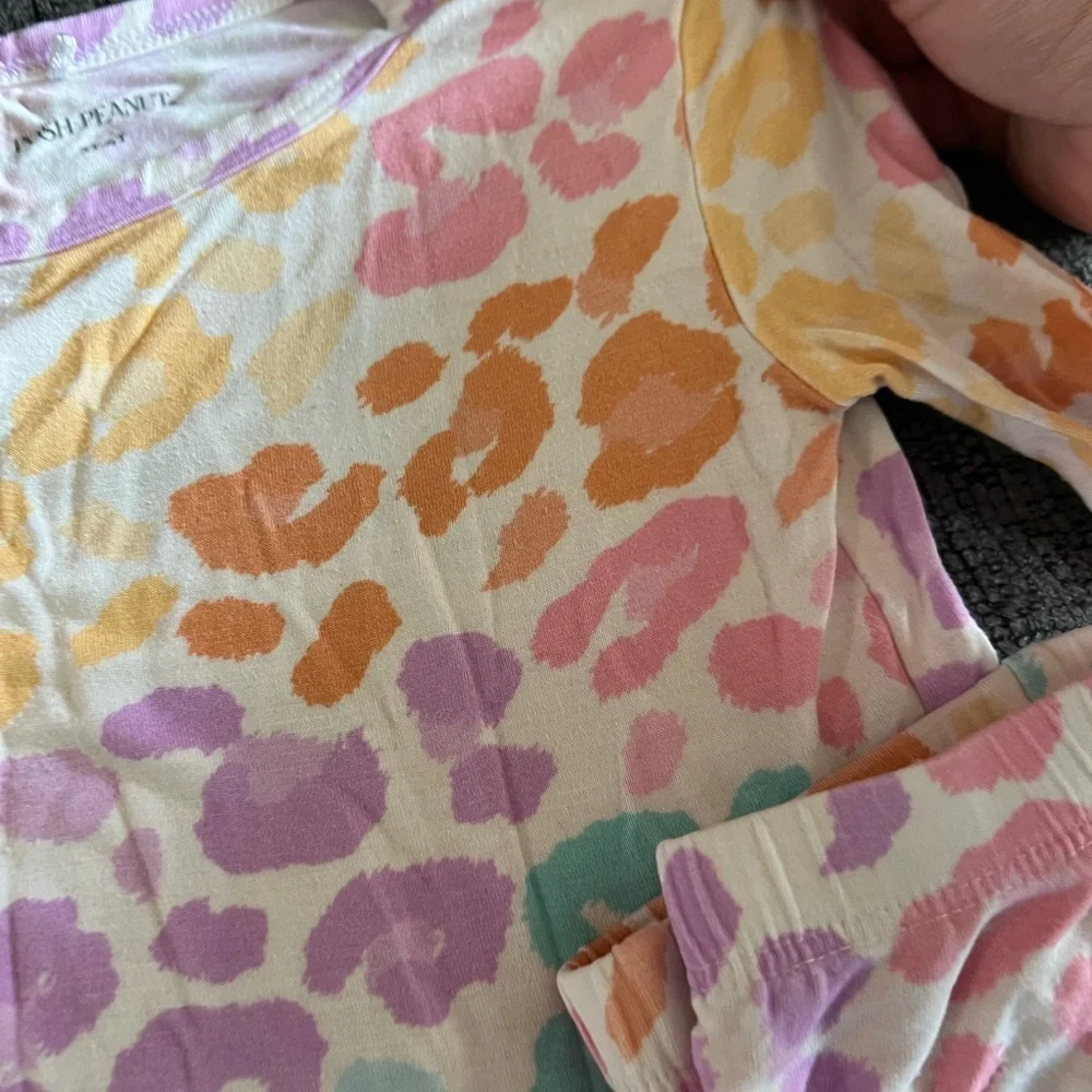 Posh Peanut Pastel Leopard Pajamas